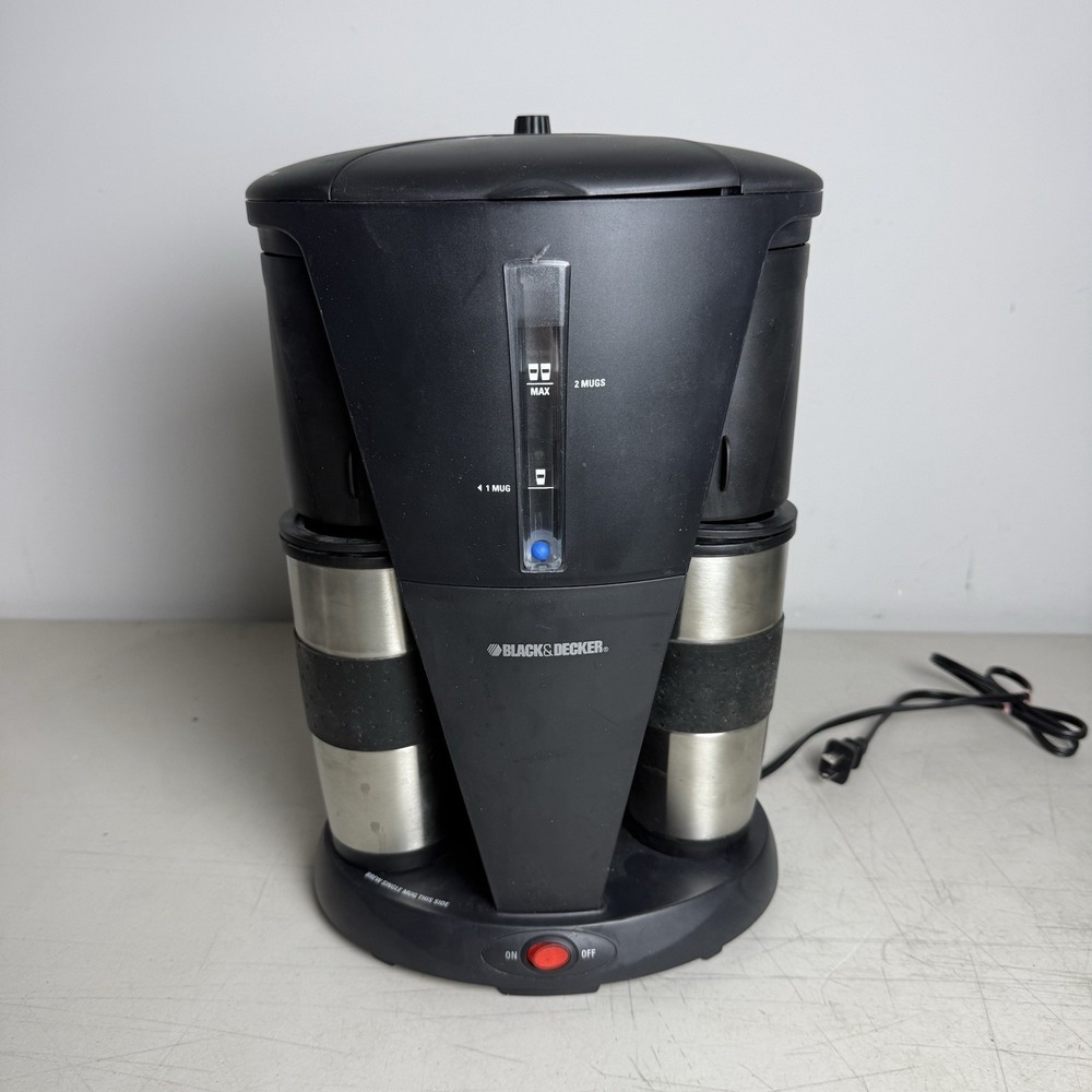 Black & Decker Home Dual Coffeemaker Double Personal Cup Coffee Maker